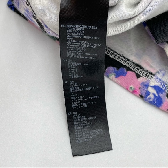 Forever 21 Purple Floral Crop Top Small - Picture 11 of 12